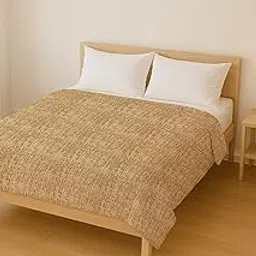 DARSH Premium 250TC Glace Cotton Duvet Cover Double Bed King Size, Duvet Cover II Razai Cover II Quilt Cover for Double Bed with Zipper 90 x 100 Inches Brown-picture-24