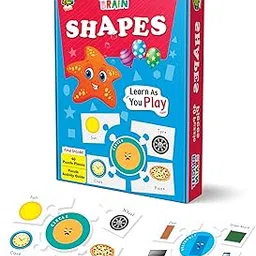 The Book Tree Bright Brain Shapes Puzzle - Learn & Recognise Shapes with 40 Puzzle Pieces – Engaging Activity for Kids Age 3+ - Gift Box by Majestic Book Club-picture-11