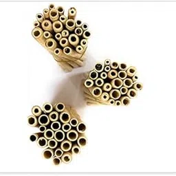 TUGS Bamboo Grass Straws Export Quality Pack of 25 Natural Eco Friendly Biodegradable Drinking Straws with Straw Cleaning Brush -Reusable. Length 10 Inch (11-15 mm)-image-6