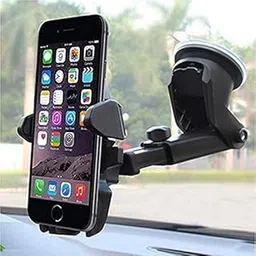 CEUTA® Premium- Car Mobile Phone Holder - Telescopic One Touch Long Neck Arm 360 Degree Rotation | Ultimate Reusable Suction Cup Mount Mirror Stand Anti Shake & Fall Prevention Adjustable Vibration Pads Universal Vehicle Interior Automobile Accessories Supports for Dashboard / Windshield / Desktop (Assorted Color) Up to 6.5 inch Smartphones-picture-22