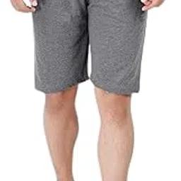 thirteen eleven Men's Solid Regular Cotton Bermuda Shorts with 2 Zip Pockets (KM-Mens-shts-101_Grey_S)-picture-33