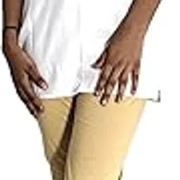 White Soft Cotton Short Camisole Inner Slips for Women & Girls Layer with Sheer Kurti Chikankari Kurta Suit Slip Summer Tops (Length - 28 inch)-image-14