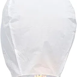 Selibration.com | White Flying Paper Floating Sky Lanterns (Pack of 5) For Happy Birthday, Events Decoration, Wishing Lantern, Anniversary and Birthday Celebration Supplies For Your Loved Ones-picture-27
