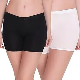 louryn koulyn Women's Cotton Lycra Boyshort Panty (Pack of 2) Size M to 3XL-picture-25