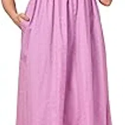 gulabidress Women Lilac Schiffli Embroidered Maxi Dress with Bow Shoulder Straps|Stylish Dresses|Women Dress|Western Casual Dresses-picture-33