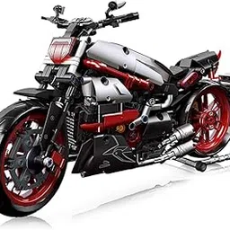 Royaldeals Toys Technical Building Blocks Varaities Toy for Build and Display, Kid's Room Building Set for Boys and Girls Ages 10 and Up, Scale Model Kit for Kids and Adult (Ducatti Diavel)-image-4