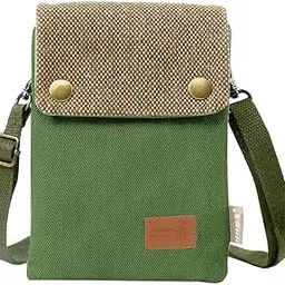 palay Sling Bag for Women Canvas Mini Mobile Pouch Credit Card Fashion Shoulder Bag Crossbody Bags for Women Wallets with Detachable Shoulder Strap-picture-13