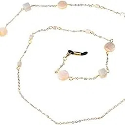 jazzy pearls Eyeglass Necklace Exquisite Delicate Sunglasses Spectacles Chain Holder Gold-picture-49