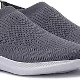 sprenge Men Sports Shoes | Fashionable Summer New Pattern Mesh Breathable and Comfortable Slip On Non Slip Shoes Motion Running Sneaker Men's (Pack of 1)-picture-10