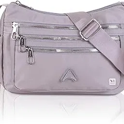 nfi essentials Crossbody Bag for Women, Multi-Layer Stylish Sling Bag for Girls, Nylon Shoulder Bag Purse for Ladies, Multi Pocket Travel Massenger Bag for Woman Latest image 1