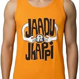 soul and spirit BU Shirts.COM Men's Yellow Sando Ganji | 101% Biowash Cotton Sleeveless Vest | Super Soft, Breathable Gym & Casual Wear Tank Top-picture-38