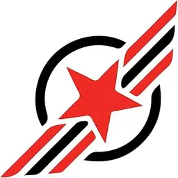 ISEE 360® Star Bike Stickers for Bike Tank Sides Front L X H 9 X 9.1 Cms (Black,Red)-picture-12