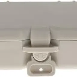 STYLEHEAVEN PVC Denture Storage Box False Teeth Case with Mirror Gray-picture-33