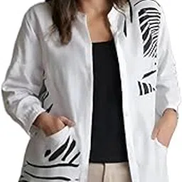 Tiptop Trends Women’s Shirt | Casual Formal Stylish Top for Office, College & Daily Use | White-picture-38