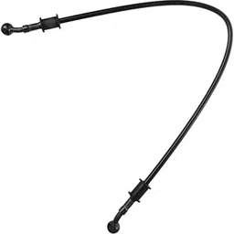 MERISHOPP Motorcycle Braided Steel Brake Clutch Oil Hose Line Pipe Tube 60cm Black| Universal Fit | High-Performance-picture-10