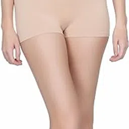 enskons seamless Women's Breathable and Comfortable Polyamide with Elastane Boy Shorts Panty Pack of 1-picture-42