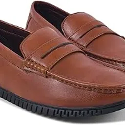 clog london Men's Trendy Synthetic Leather Loafers for Smart and Stylish Appearance-picture-23