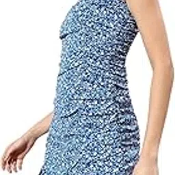 berrylush Women's Ruched Bodycon Mini Dress | Sleeveless Floral Ruffle Hem Dress for Party & Summer Outings-picture-52