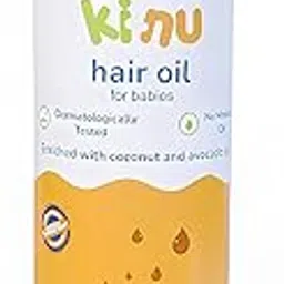 Kinu Baby Hair Oil for Babies Enriched with Coconut & Avocado - 120 ML-picture-29
