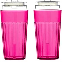 Reflo Smart Cup, a Smart Alternative to Sippy Cups" Red Violet/2 Cups" image 1
