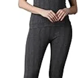 wearslim Wearslim® Women’s Cotton Quilted Winter Lightweight Thermal Underwear, Long Johns Bottom and Spaghetti Set with Fleece Lined Soft Warmer-picture-54