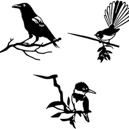 CALANDIS 3X Outdoor Metal Bird Silhouette Ornament on Tree Branch Garden Decoration | Presentation & Packaging | Garden D?©cor-image-17