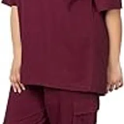 KEPA Plus Size Summer Co Ord Set for Women | Top and Lower Set with Stretchable Waistband | Stylish Airport Outfit for Women | Western Track Suit Co-Ord Set for Casual Wear-picture-12