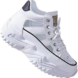 myaddiction Women's Casual Sneakers Casual Comfortable Sneakers for Running Work Walking 36 White-picture-27