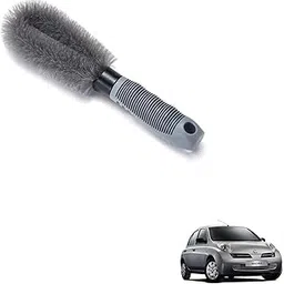Kozdiko Car Alloy Wheel Brush Hub Clean Wash Useful Rim Brush for Nissan Micra-picture-10