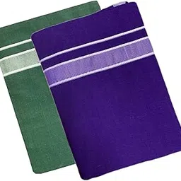 prakasam cotton Men's Kerala Colour Pondu- Premam Single (1.28X2.00 mtrs) Colour (pack Of 2) (Sky Blue - Parrot Green) Dhoti-picture-54