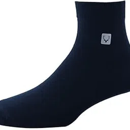 allen solly Men'S Cotton Quarter Length Socks (1 Pair) - Navy-picture-36