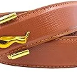 niddleman 620/ Trendy Unisex Artificial Leather Belt, Boys Belt for Casual or Formal Classic Designs for Work & Business Casual (Tan)-picture-27