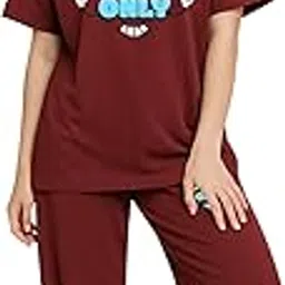 my swag Stylish Women's Nightwear Set – Graphic T-Shirt & Comfy Lower | Soft Fabric Sleepwear & Co-ord Set-picture-13