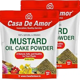 Casa De Amor Mustard Oil Cake Powder | Organic Plant Fertilizer for Strong Roots & Healthy Growth | Rich in Nitrogen & Phosphorus | Organic & Eco-Friendly | 2 Packs of 900 gm-image-22