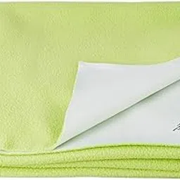 Mee Mee Reusable Water Proof Cotton Bed Protector Sheet/Extra Absorbent Mat/Dry Sheets/Urine Sheet/Dry Mat(Large, Green)(100CmX140Cm)-picture-22