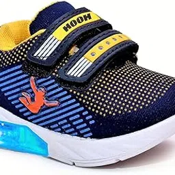 HOOH Kids Unisex Baby Boys and Baby Girls LED Light Walking Shoes for 12 Months to 6 Years-image-50