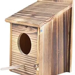 TRENDYNEST 2Xshabby Wooden Bird House Weatherproof Parrot Bird Nest Breeding Sleeping Box | Yard, Garden & Outdoor Living | Bird & Wildlife Accessories | Birdhouses-image-1