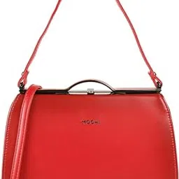 mochi Unisex Adults Shoulder Faux Leather with Fabric Lining Casual bag with Lock closure-picture-51