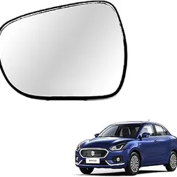 STYCARO -Side View Mirror Glass Plate compatible with Auto Fold Side Mirror Assembly 2017-2023 New Swift Dzire Model (LEFT PASSENGER SIDE)-picture-15