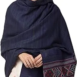 tweedle Kullu Shawls for Women, Woven Design Women's Shawl for Winters, Inspired by Himachal Handicrafts Size-40x80-picture-24