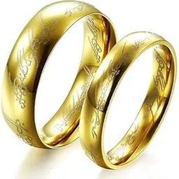 moneekar jewels Stainless Steel and Cubic Zirconia Couple Ring for Unisex-adult-picture-24