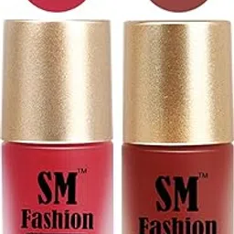 SM FASHION Nail Polishes, Baby Pink-Brown Velvet Matte Nail Paint Combo Set of 2 Pcs 7ml each-picture-38