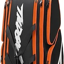 STYLEHEAVEN Pickleball Bag Paddle Bag for Training Outdoor Activities Pickleball Players Orange and Black|Sporting Goods|Tennis & Racquet Sports|Tennis|Bags-image-74