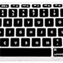 Brain Freezer Premium Ultra Thin Keyboard Cover Protector for MacBook Air 13" A2179, A2337 M1 Chip (Year 2020+) (Black) image 1
