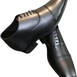 revox Height Increasing Pure Leather Oxford Formal Elevator Shoes for Mens with Guaranteed 3 Inche Height Increase-picture-30