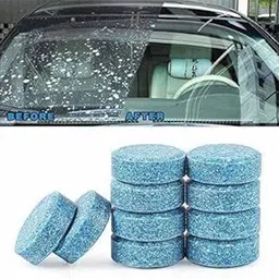 Liqua Pure 10 Pcs Car Windscreen Window Cleaner Effervescent Tablets Wash Tab Glass |Window Cleaning Tools | Pack of 10-picture-41