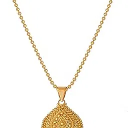 jfl Jewellery for Less 1 gm Gold Plated Pendant With Chain For Women & Girls-picture-24