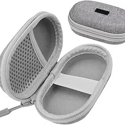 ZIBUYU® Earbud Travel Case Earphone EVA Carrying Case Holder Storage Mini Bag Headphone Small Pouch Cell Phone Accessories Organizer for EarPods Airpods Flex Wired Earbuds USB Cable-picture-50