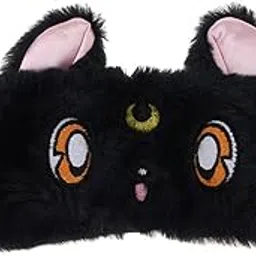 enakshi (label) Cute Animal Eye Mask Plush Sleep Masks for Women Girls Home Travel Black|Clothing, Shoes & Accessories | Costumes, Reenactment, Theater | Accessories | Masks & Eye Masks-picture-29