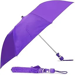 btag Round Handle 2 Fold Small size Voilet Portable Auto Open Umbrella for Men Women & Kids | UV Protection, Waterproof, Rain, Sunlight Protection | Pack of 1 | Violet-picture-44